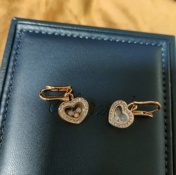 Chopard Rose Gold Heart Earrings - Picture 4 of 6